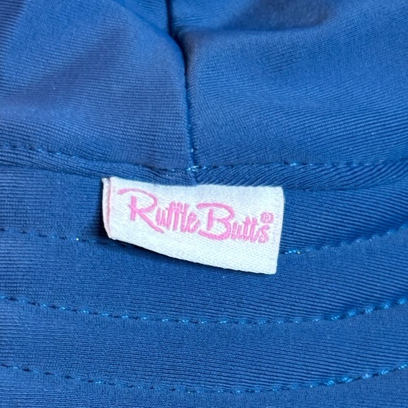 Ruffle Butts Kids Outdoor Sunhat Blue - Picture 6 of 9